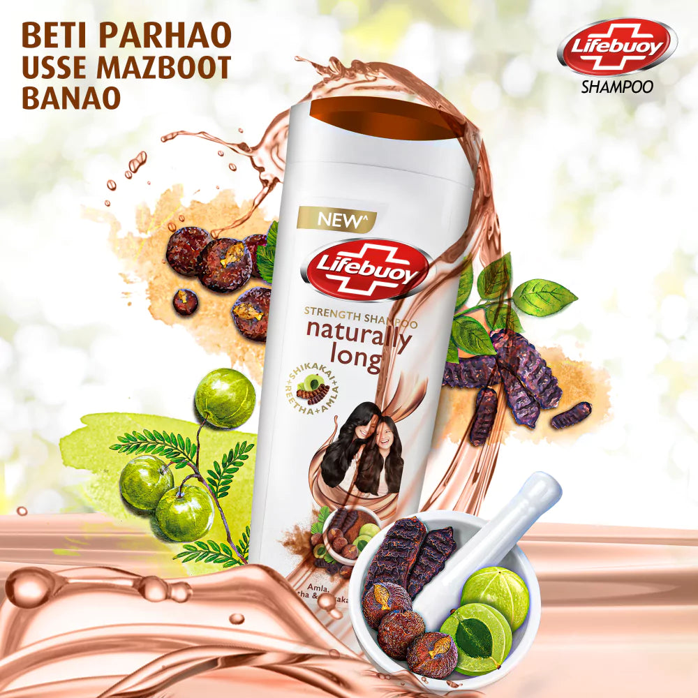 Lifebuoy Shampoo Naturally Long 370Ml