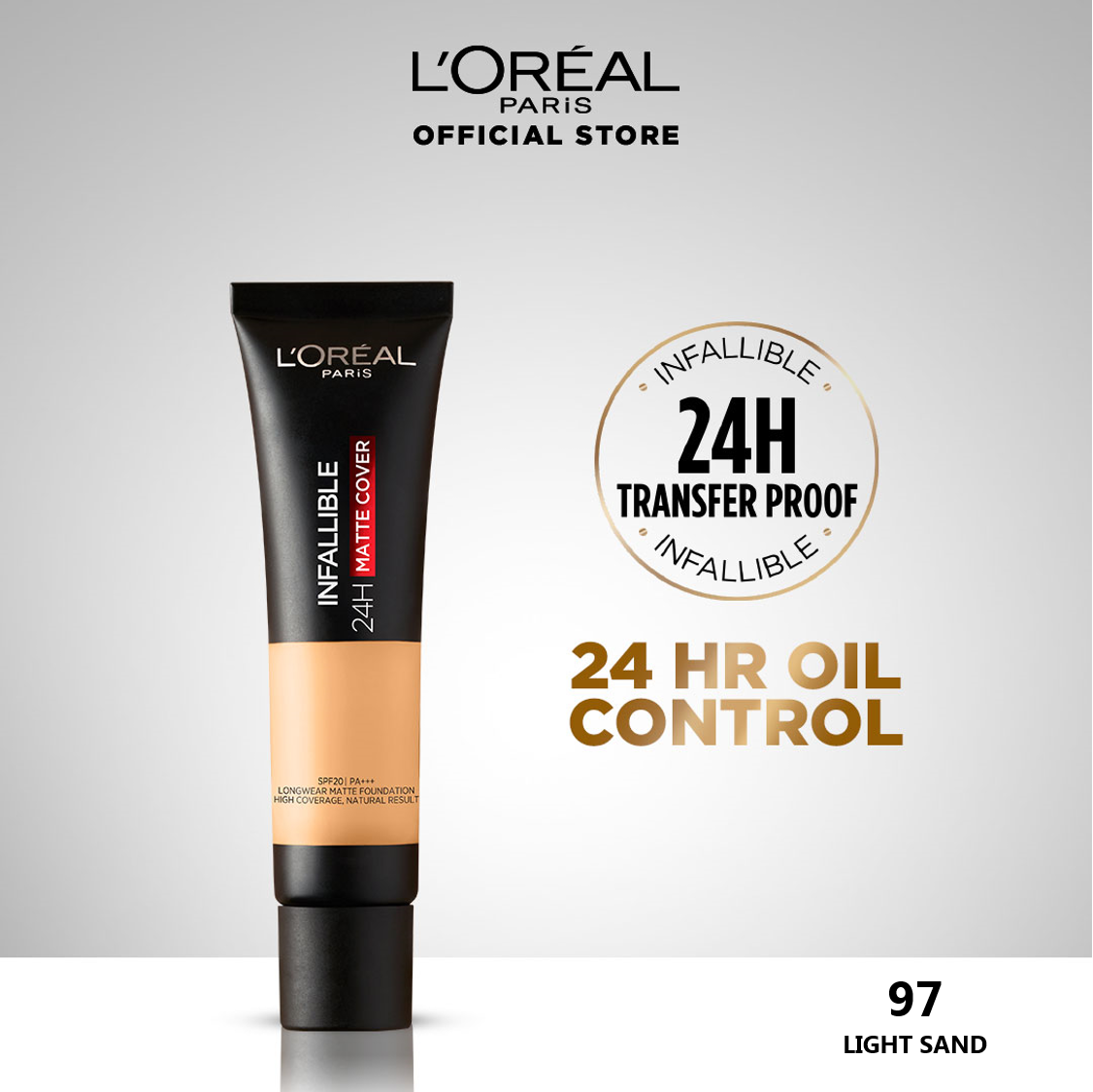 Loreal Paris Infallible 24H Matte Cover Liquid Foundation