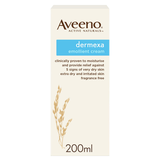 Aveeno, Soothing Emollient Cream, Dermexa, 200Ml
