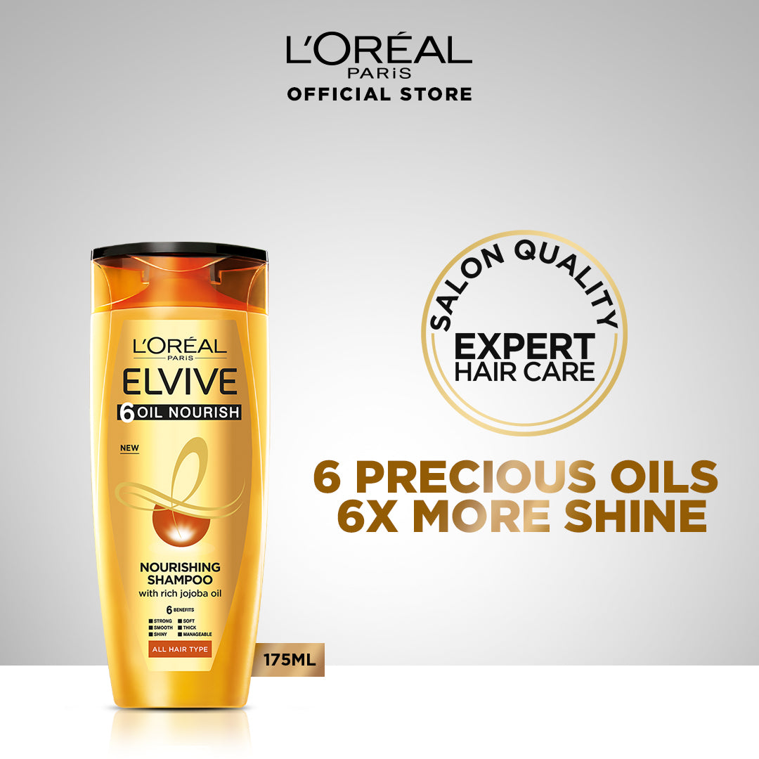 L'oreal paris elvive 6 oil nourish shampoo 175 ml