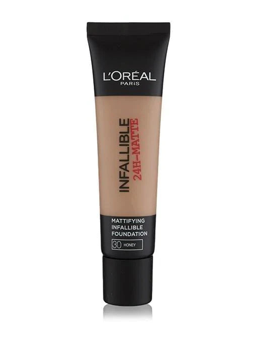 Loreal Paris Infallible 24H Matte Cover Liquid Foundation - 30 Honey