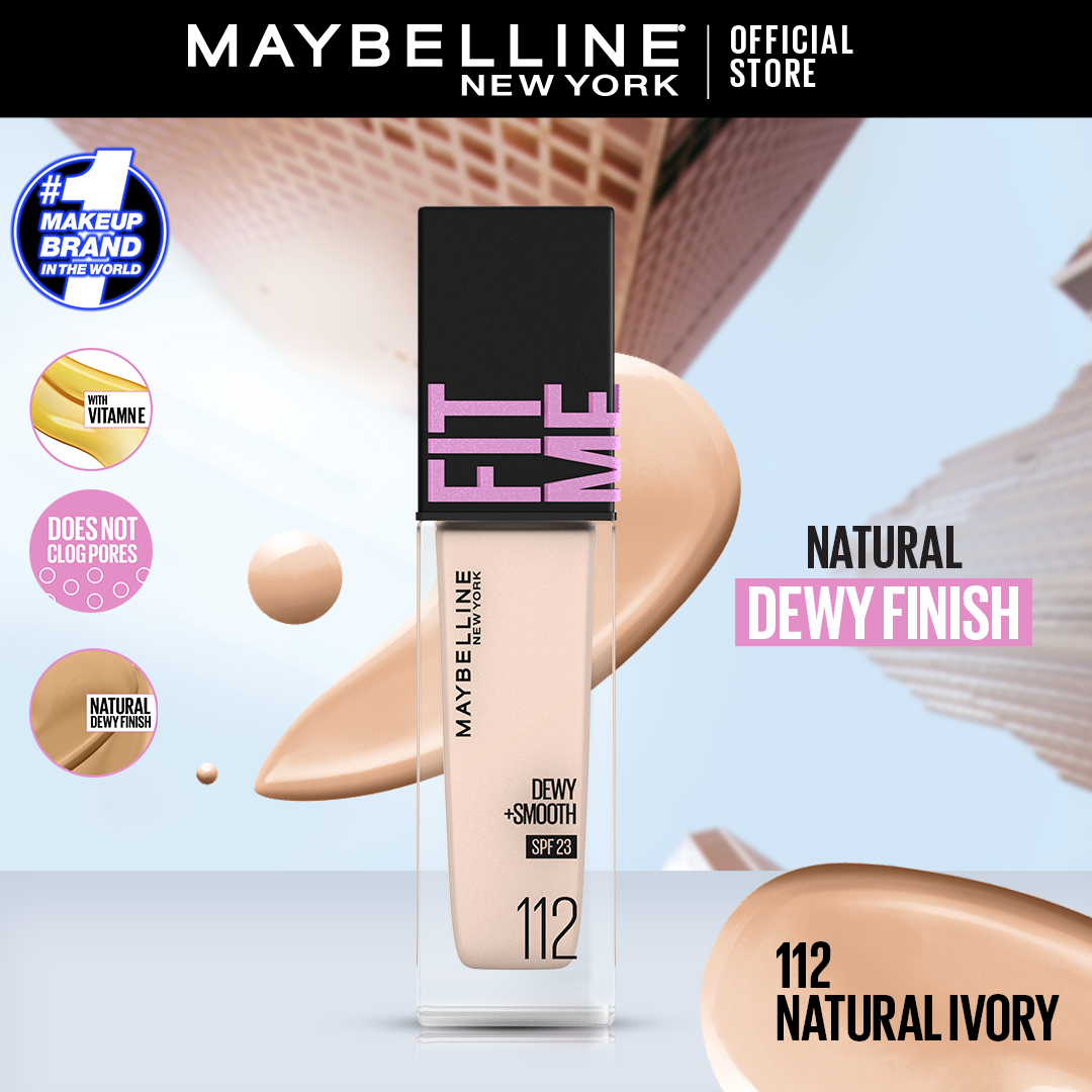 Maybelline NY New Fit Me Dewy 128 warm nude