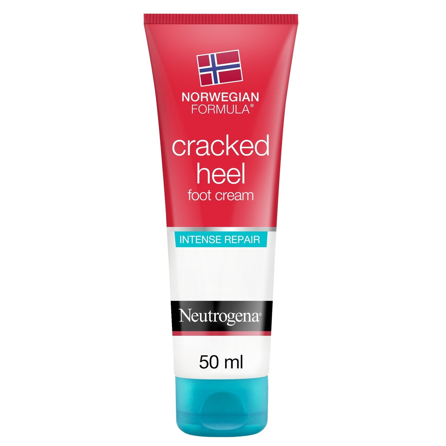 Neutrogena, foot cream, norwegian formula, nourishing, dry & damaged feet, 50ml