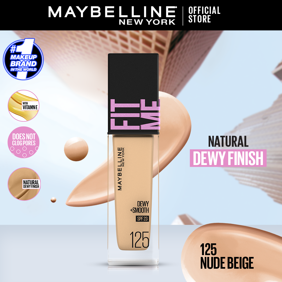 Maybelline NY New Fit Me Dewy 128 warm nude