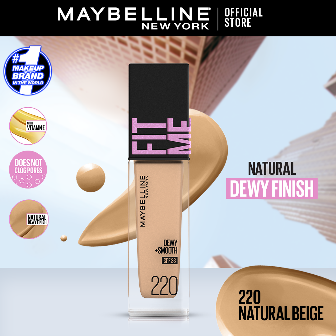 Maybelline NY New Fit Me Dewy 128 warm nude