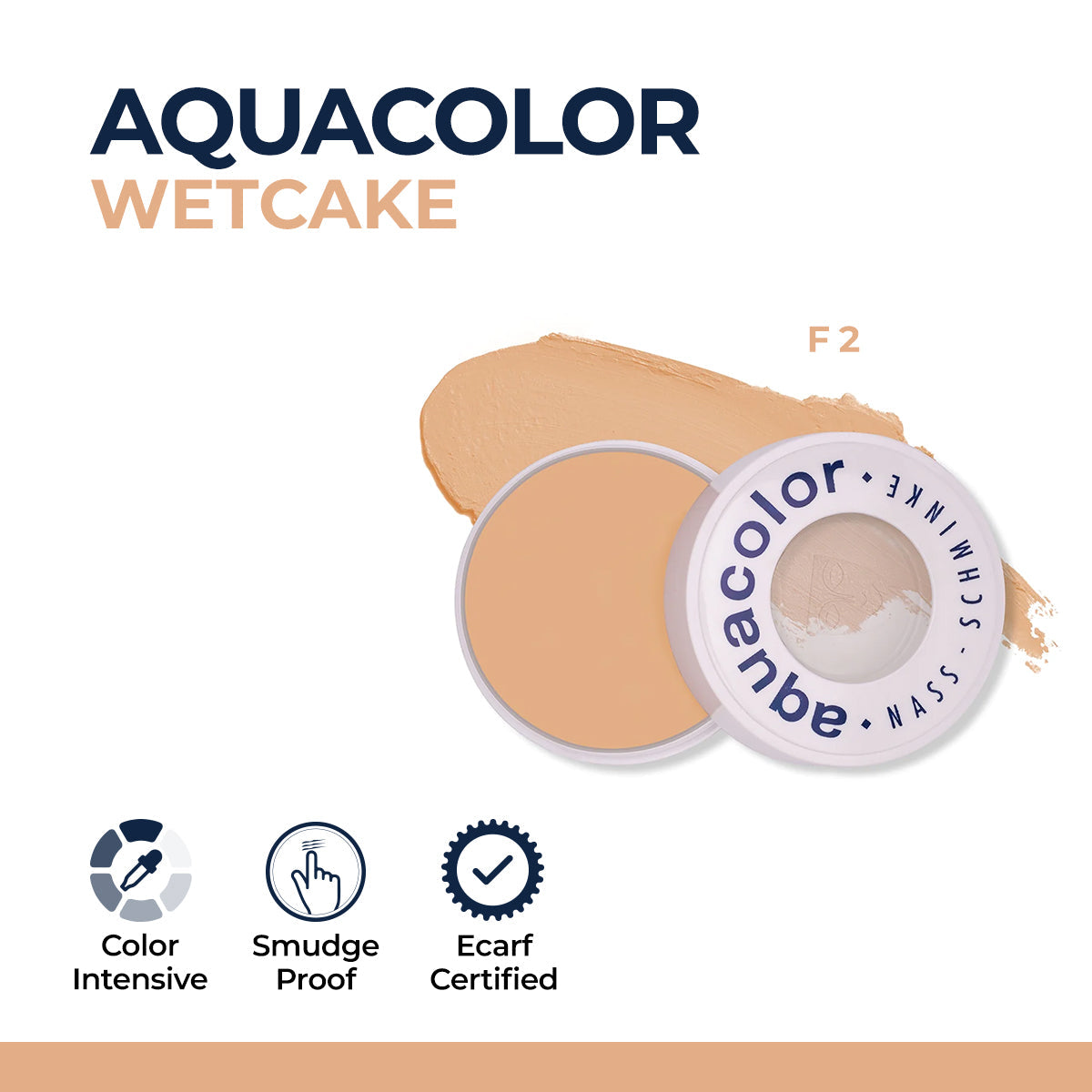 Kryolan - Aquacolor Wetcake - F2