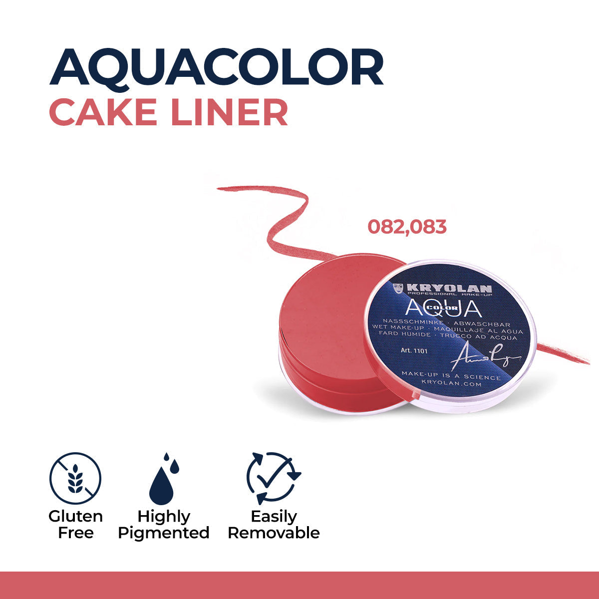 Kryolan - Aquacolor Cake Liner - 082,083