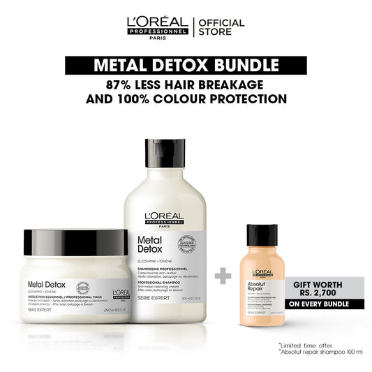 Metal Detox Bundle + Free Absolute Repair Shampoo 100 ml