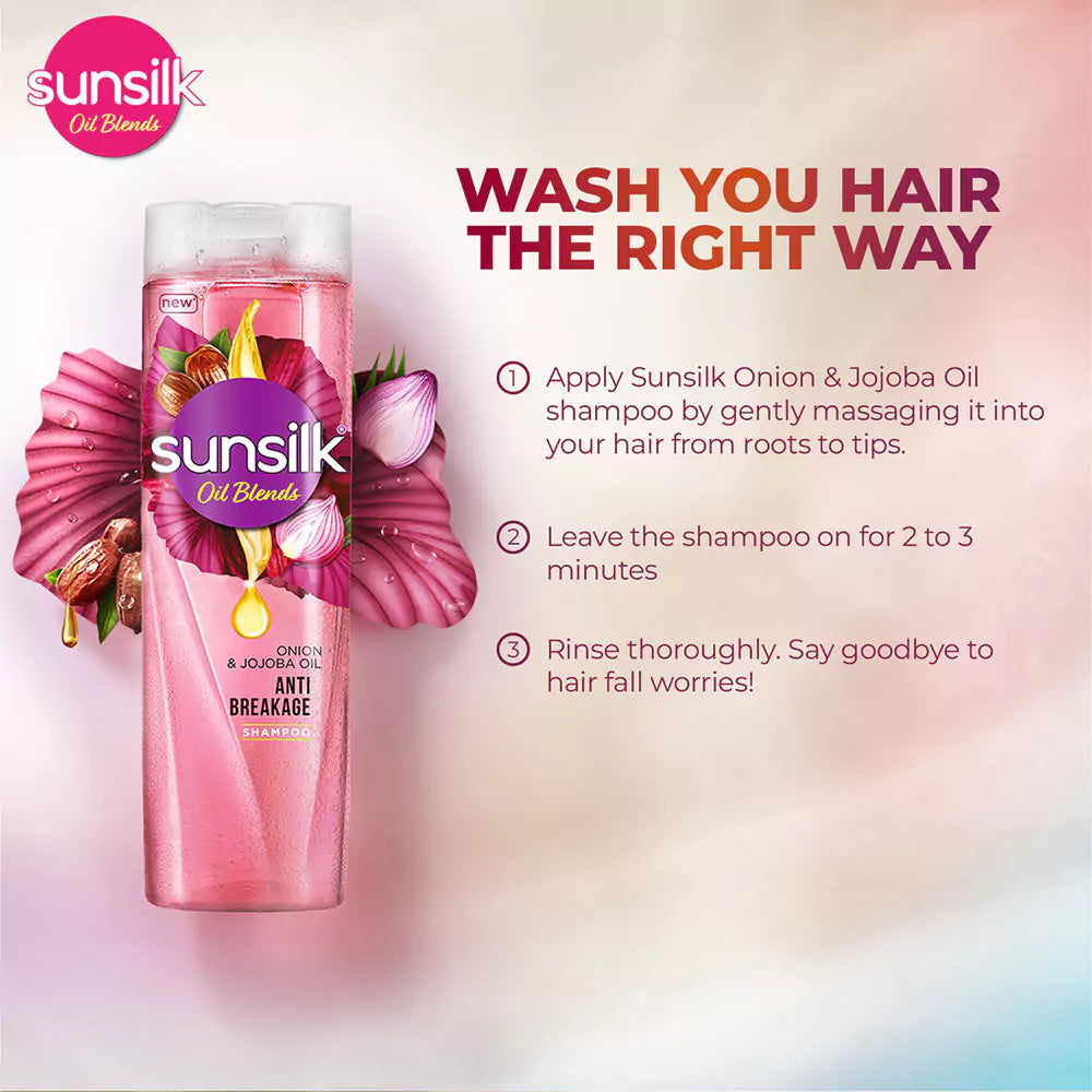 Sunsilk Shampoo ONION  & JOJOBA OIL 380ml
