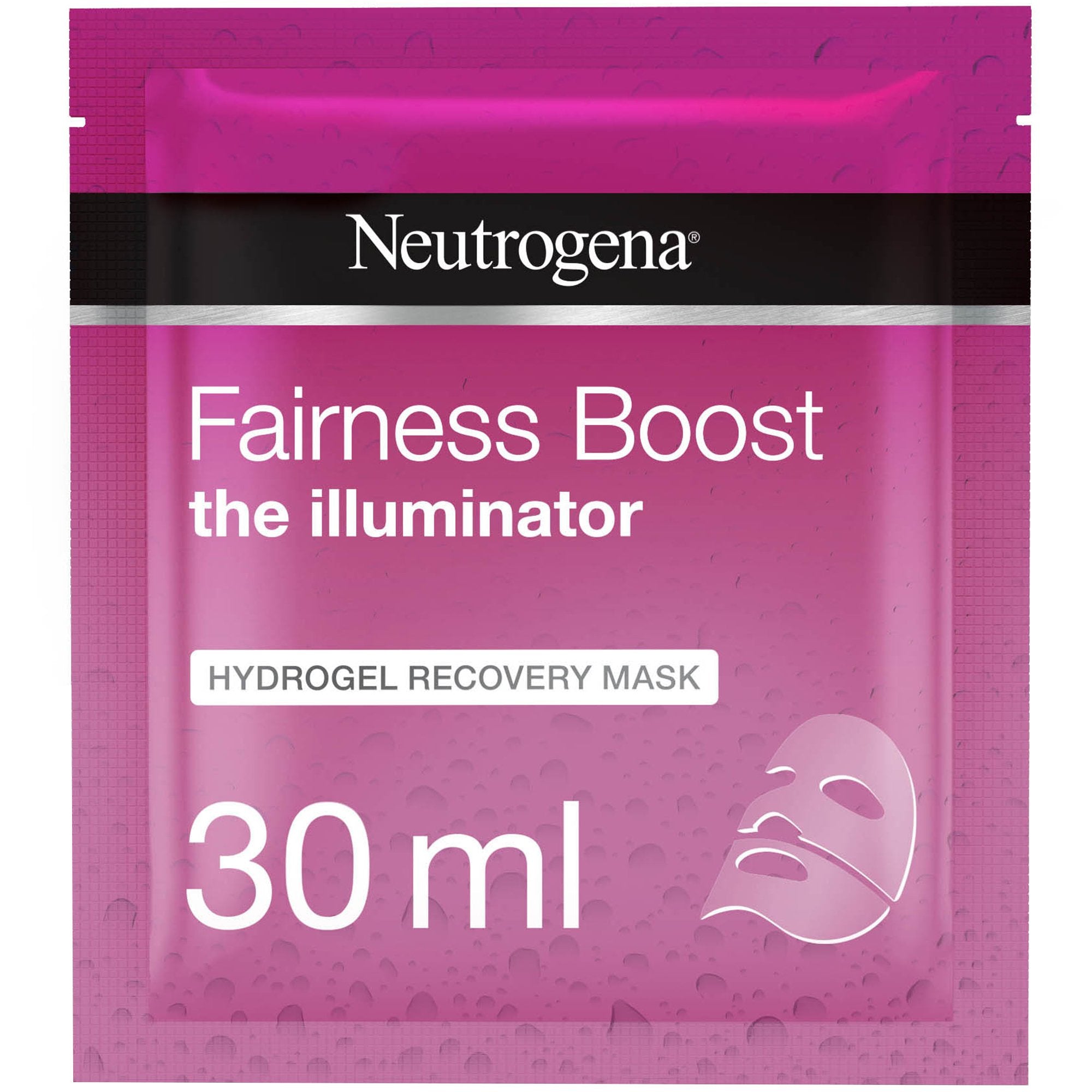 Neutrogena face mask sheet, the illuminator, fairness boost hydrogel recovery, 30ml