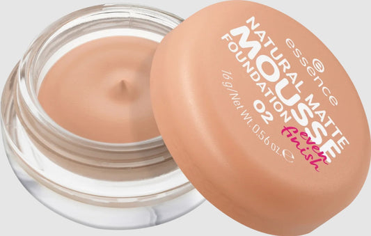 Essence Mousse makeup base Natural Matte Mousse 02