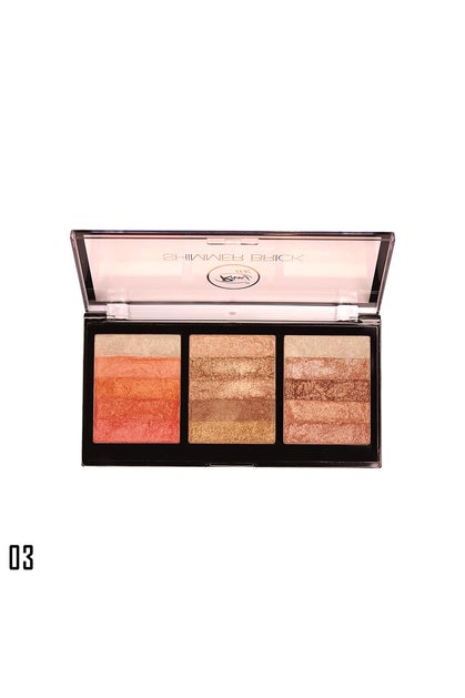 Rivaj #3 Shimmer Brick Highlighter Pallette