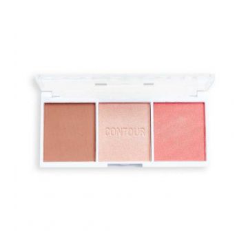 Revolution Relove Colour Play Contour Trio Palette Baked Sugar