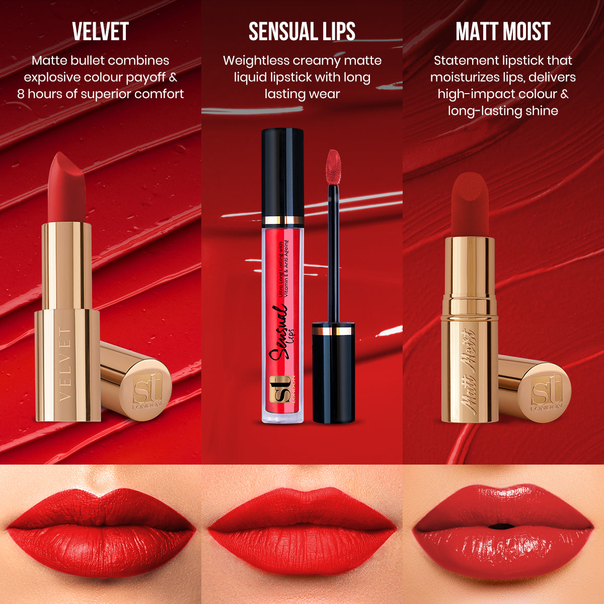 ST London - Velvet Ultra Matt Lipstick - Bold Touch