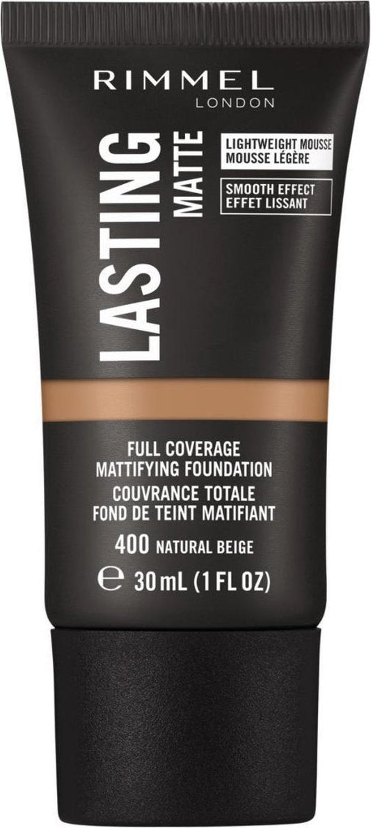 Rimmel lasting matte fnd 400 natural beige