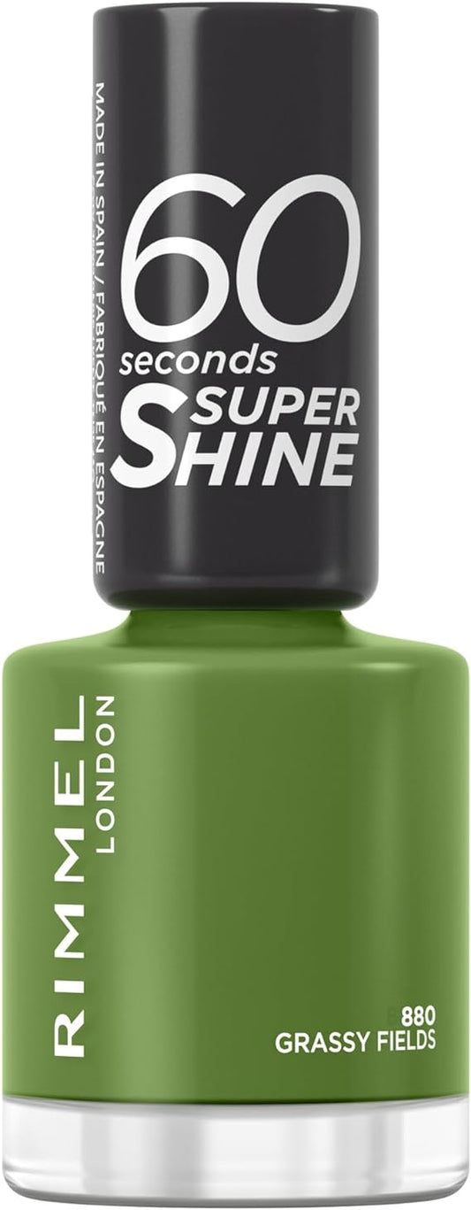 Rimmel London 60 seconds SuperShine nail polish - 880 Grassy Fields