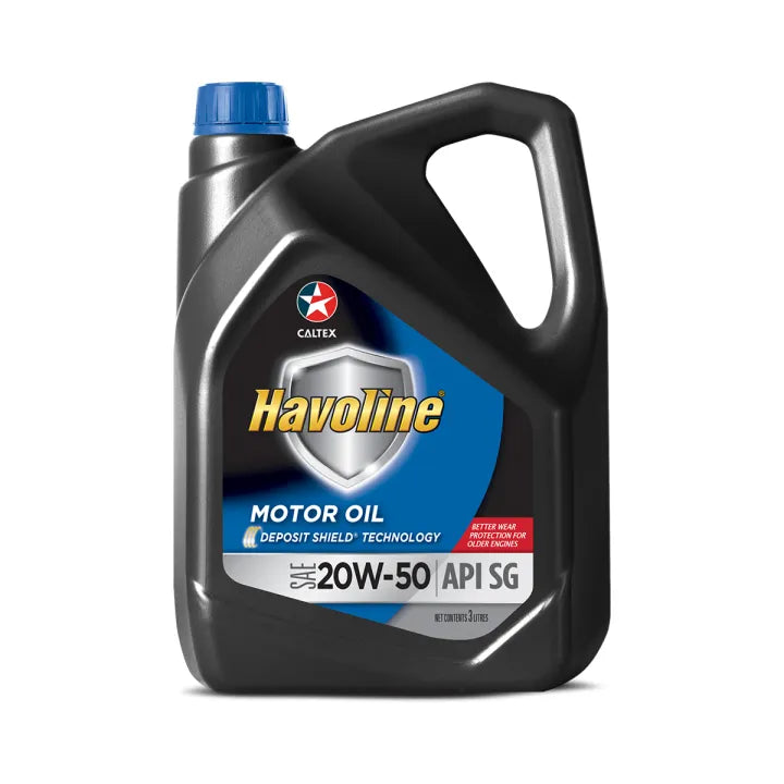 havolineâ® motor oil sae 20w-50 - 3 ltr