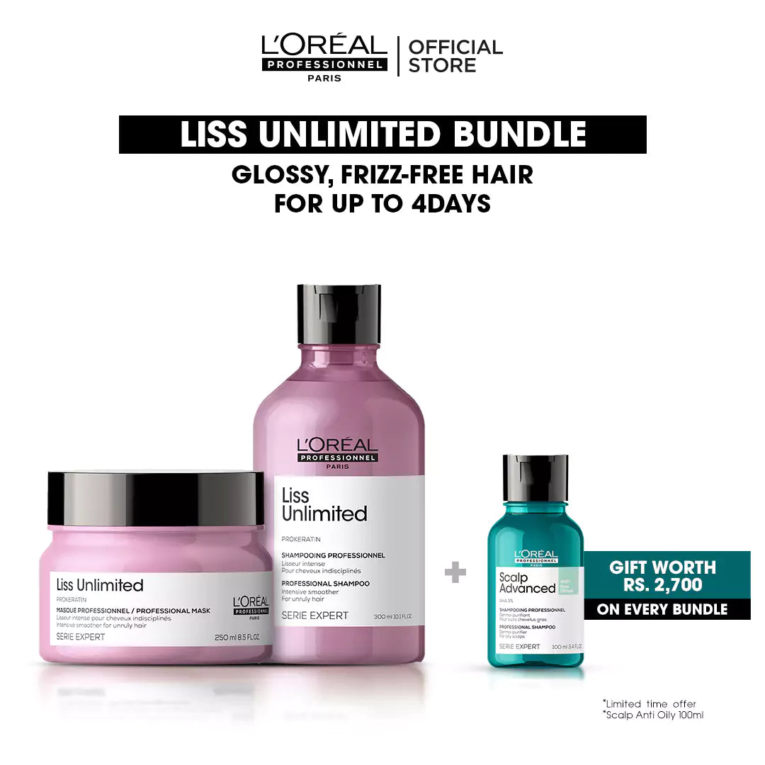 Liss Unlimited Bundle + Free Scalp Shampoo 100 ml