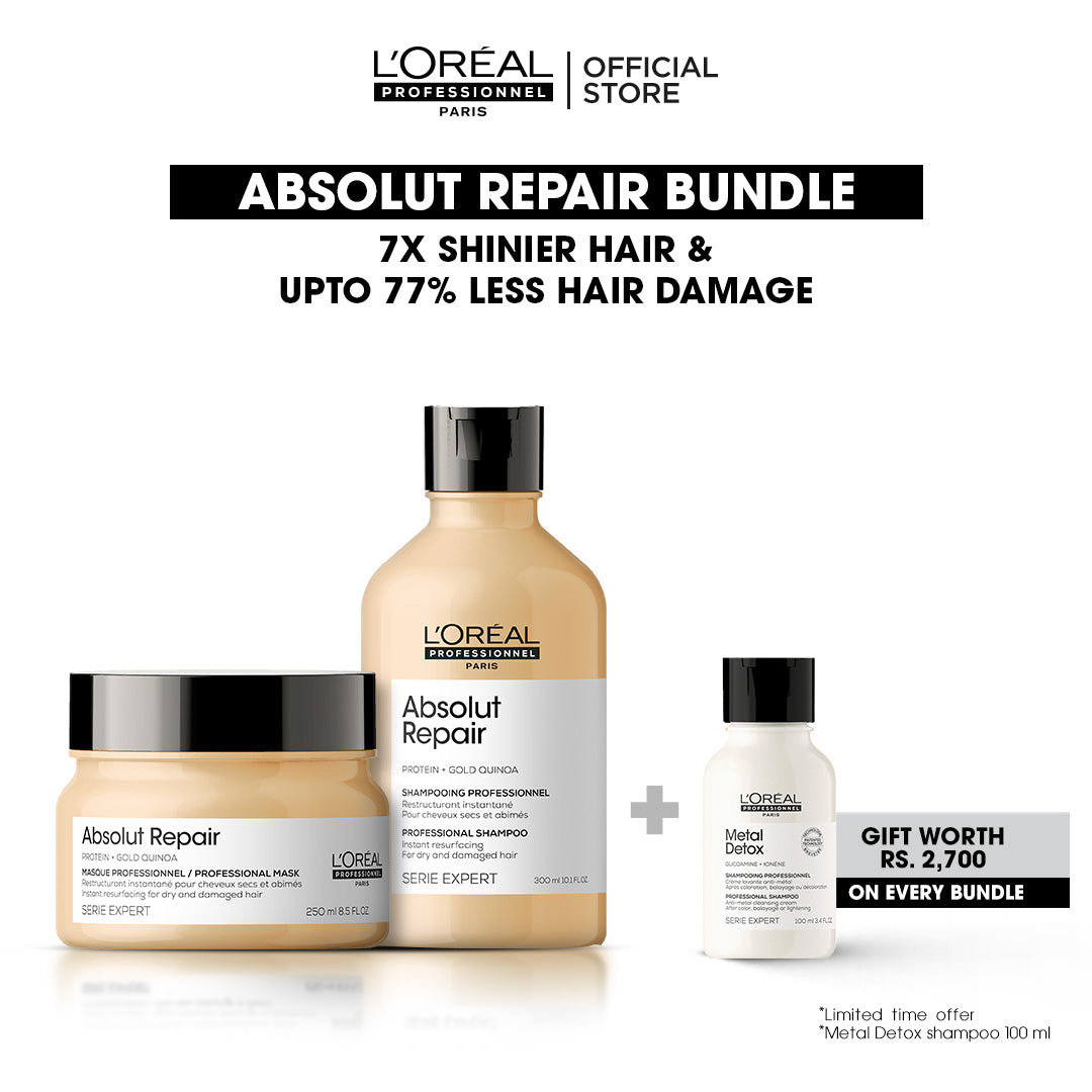 Absolute Repair Bundle + Free Metal Detox Shampoo