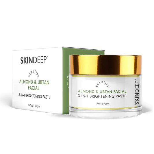 ALMOND & UBTAN FACIAL - 3-in-1 Brightening Paste