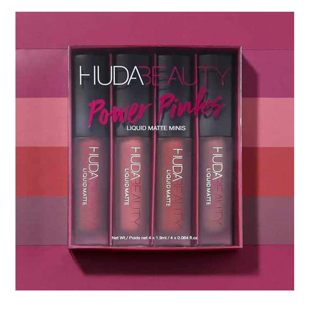 Huda beauty liquid matte minis power pinks