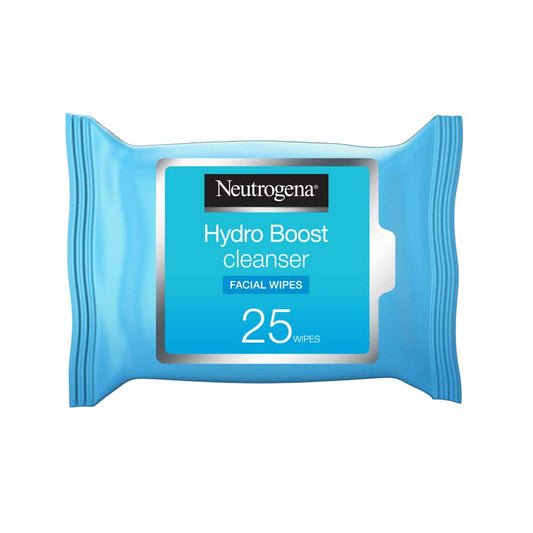 Neutrogena, Makeup Remover Wipes, Hydro Boost Cleansing, Face, Pack Of 25 Wipes