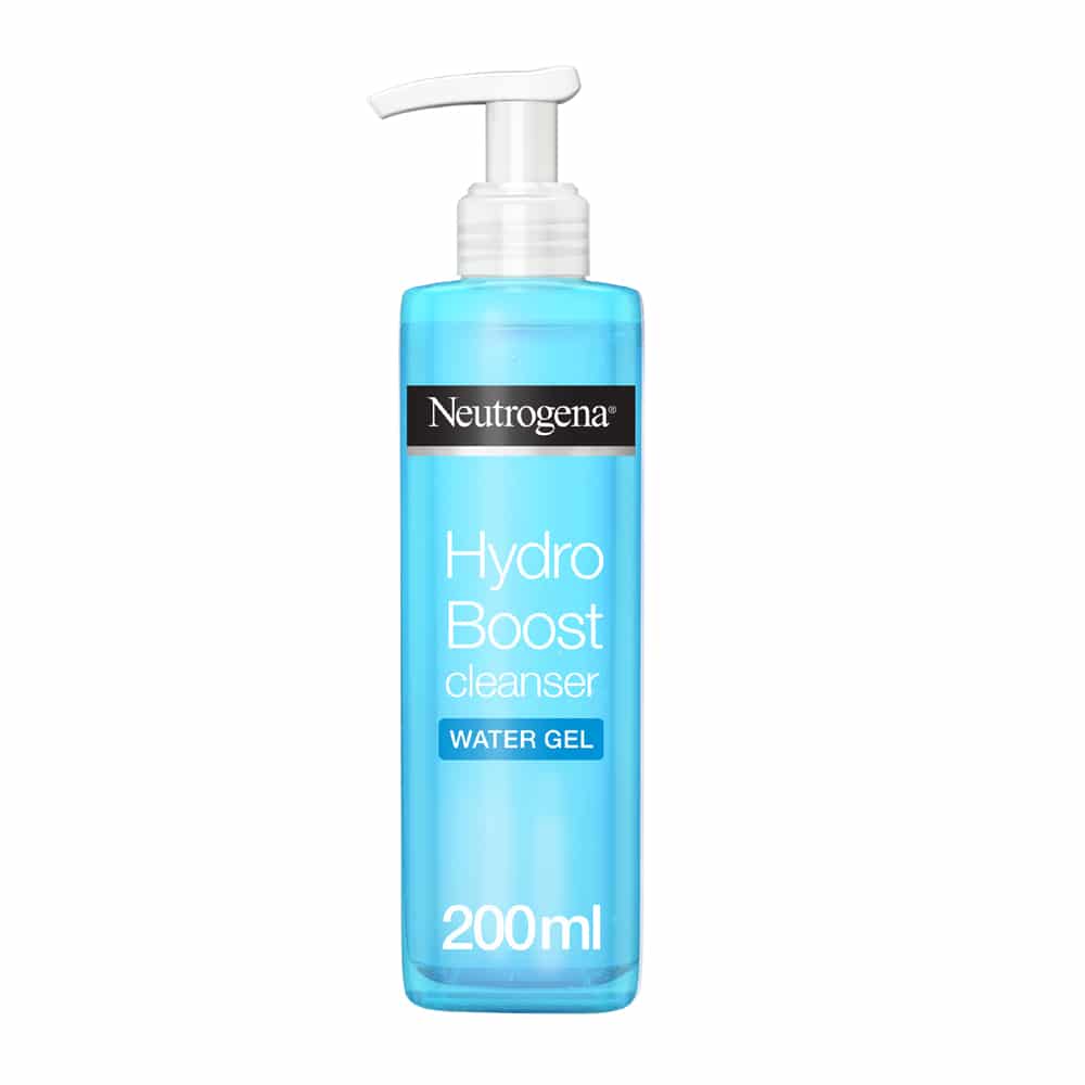 Neutrogena, cleansing water gel, hydro boost, normal to dry skin, 200ml