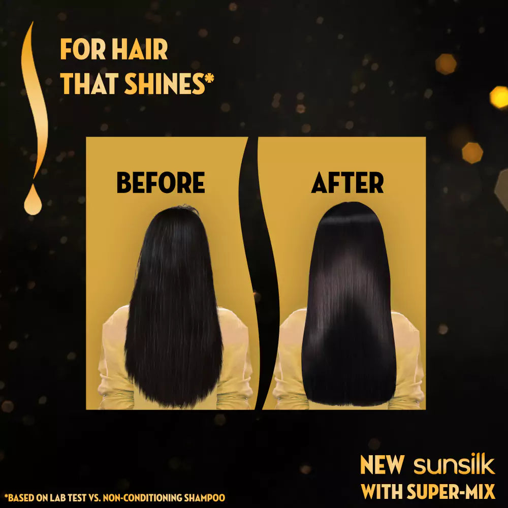 Sunsilk Stunning Black Shine Shampoo 360ml REFIL PACK