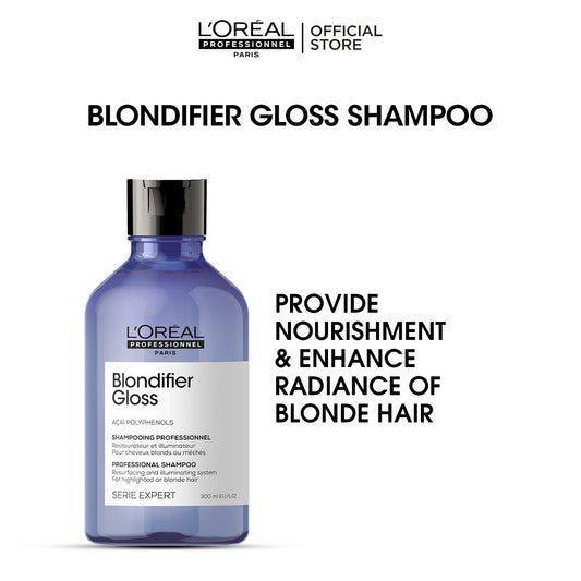 L'Oreal Professionnel Serie Expert Blondifier Shampoo 300 ML - For Highlighted & Bleached Hair