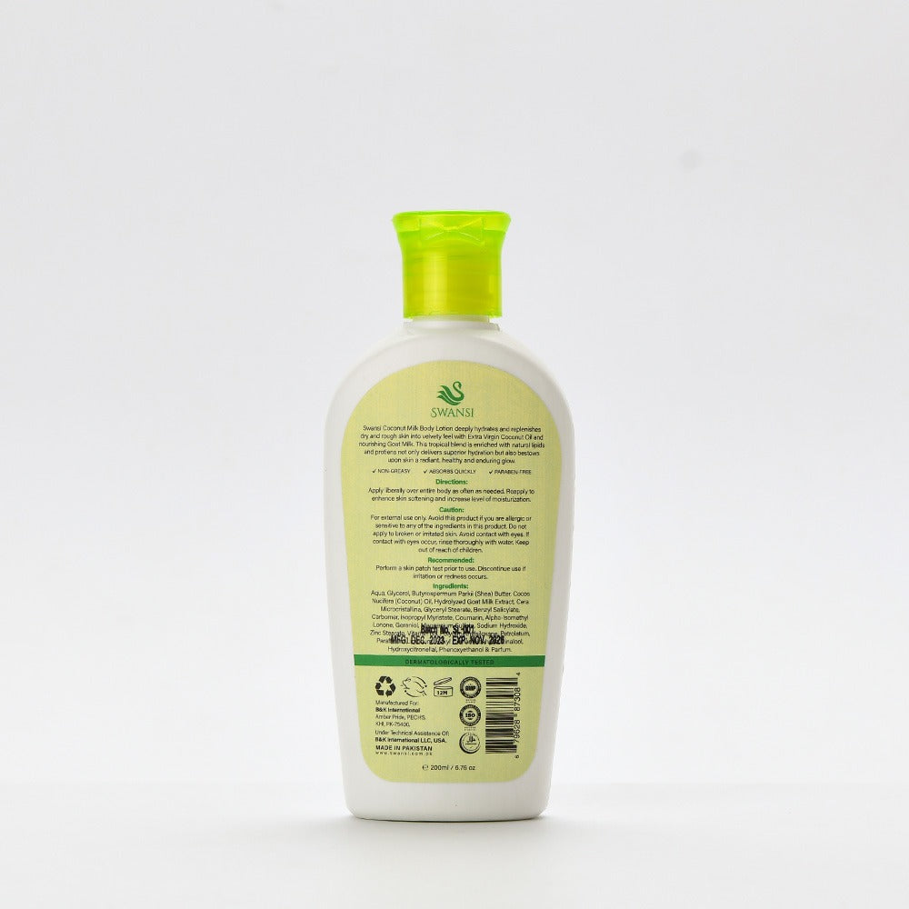 Swansi Coconut Milk Body Lotion 200ml
