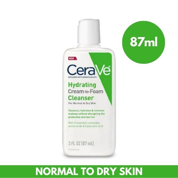 Cerave Cream To Foam Cleanser - 3 Oz