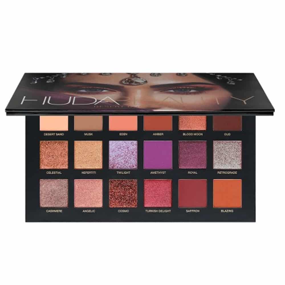 Huda beauty eye shadow palettes - desert dusk