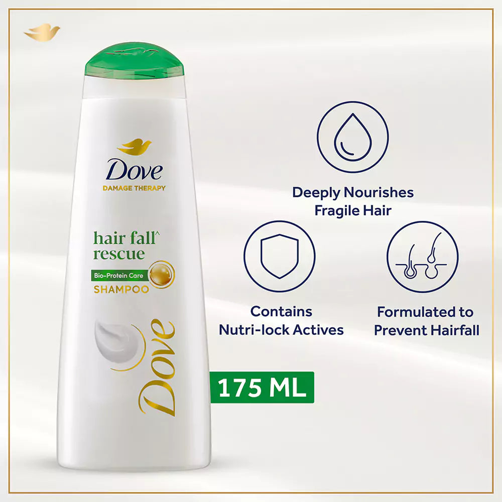 DOVE SHAMPOO  HAIRFAL RESCUE 175ML