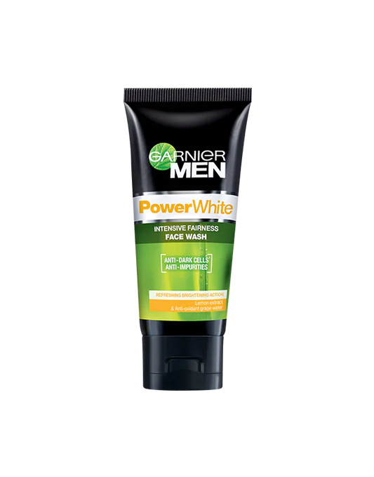 Garnier Men - Power White Face Wash 50 ml - For Brighter Skin