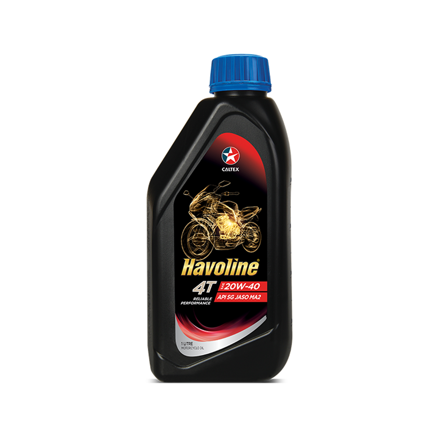 havolineâ® 4t motorcycle oil sae 20w 40 - 1 ltr