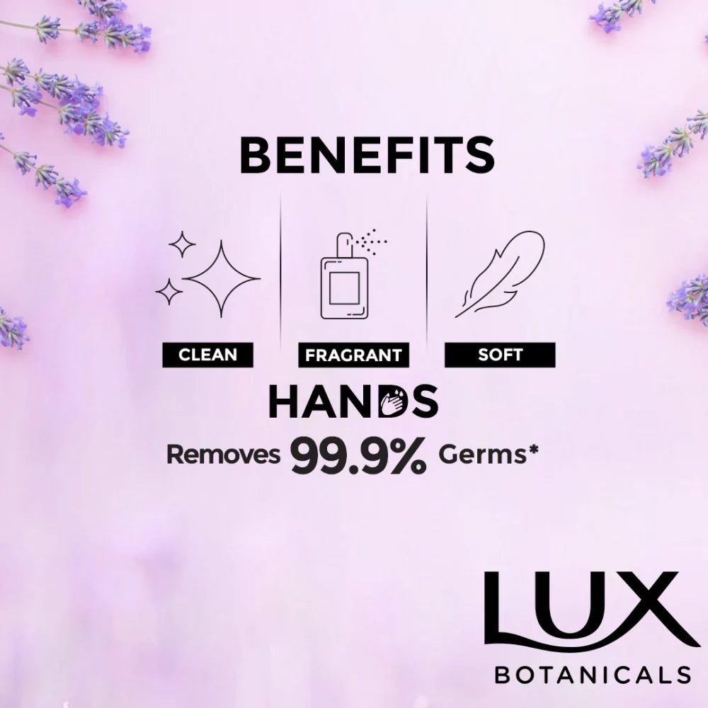 Lux Lavendar Hand Wash Bottle (Purple)  - 220ML