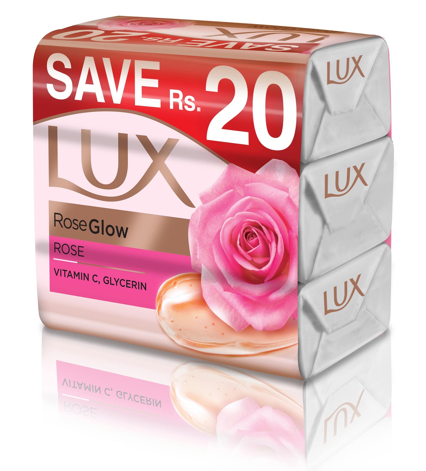 Lux Bar Pink Rose Gold Trio
 3X130G