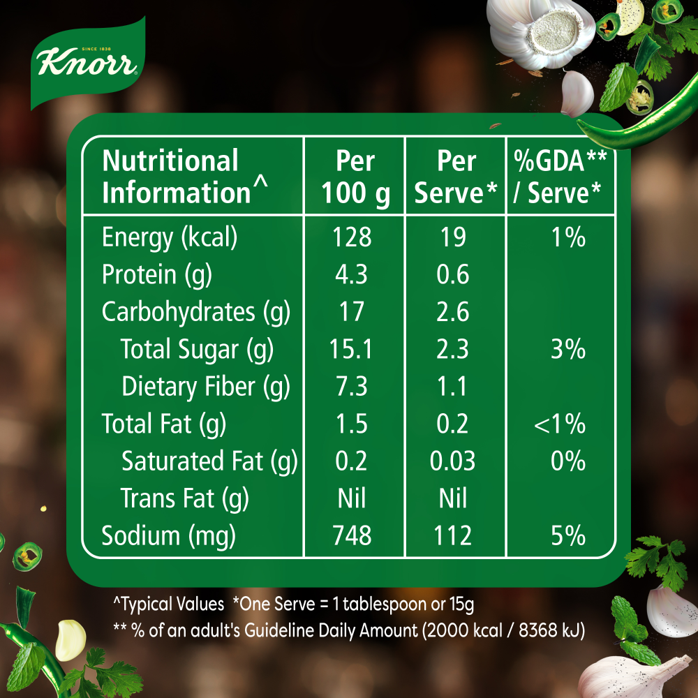 Knorr Green Chutney Pouch 400G