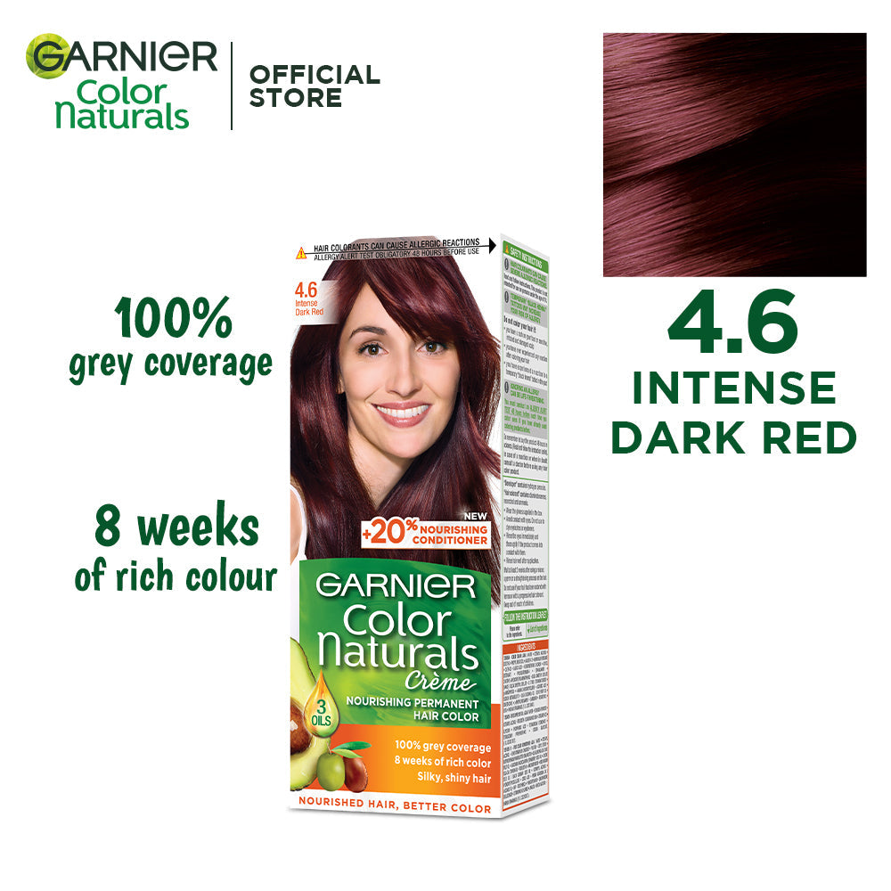 Garnier color naturals 4.6 burgundy hair color