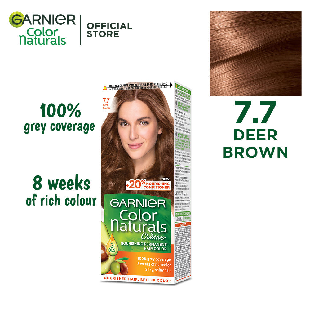 Garnier color naturals - 7.7 deer brown hair color