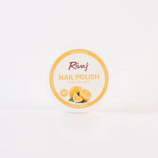 Rivaj Nail Polish Remover Wipes LEMON