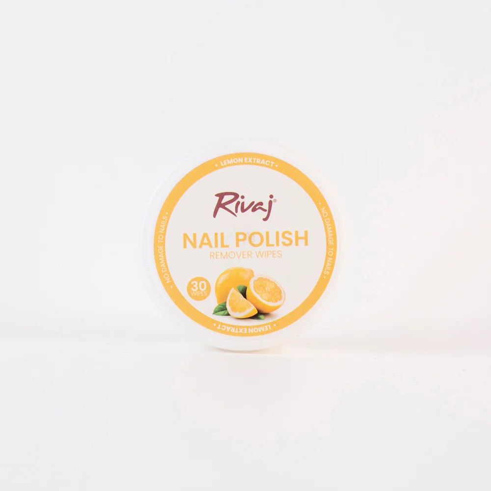 Rivaj Nail Polish Remover Wipes LEMON
