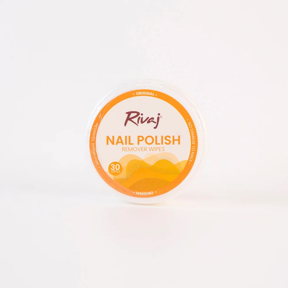 Rivaj Nail Polish Remover Wipes NATURAL