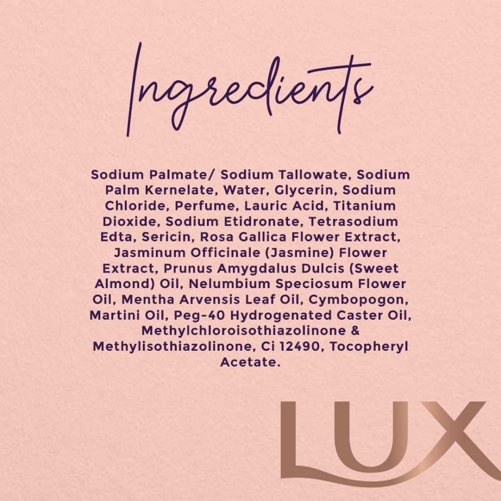 LUX SC BAR PINK Rose Glow & Vitamin e 100G