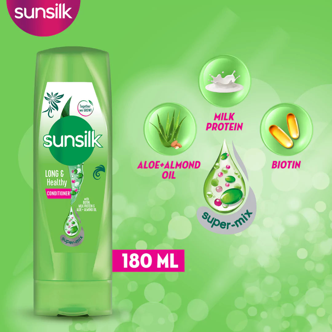 Sunsilk Conditioner Long & Healthy 180Ml