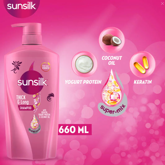 SUNSILK SHAMPOO THICK&LONG 360ML