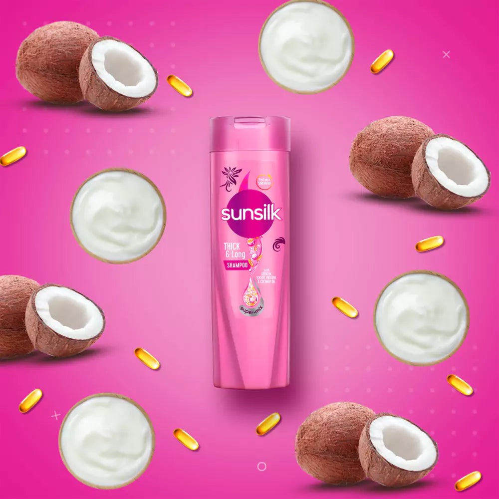 Sunsilk Shampoo Thick&Long 680Ml