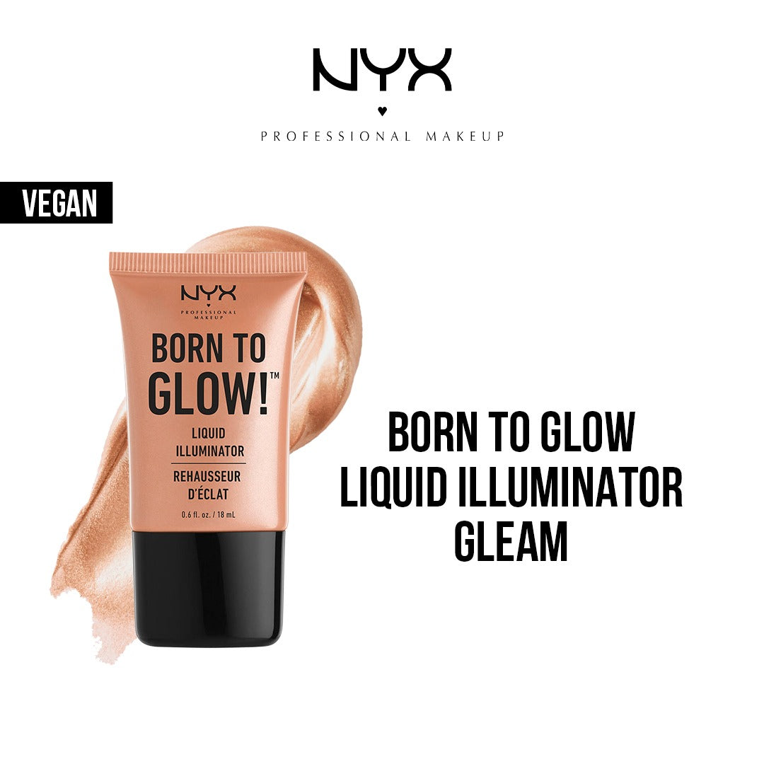 Nyx born to glw lqd illuminator - gleam