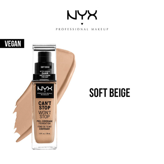 Nyx Cant Stop Wont Stop 24Hr Full Coverage Foundation