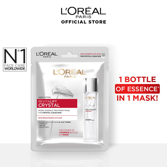 Loreal paris revitalift crystal micro-essence sheet mask